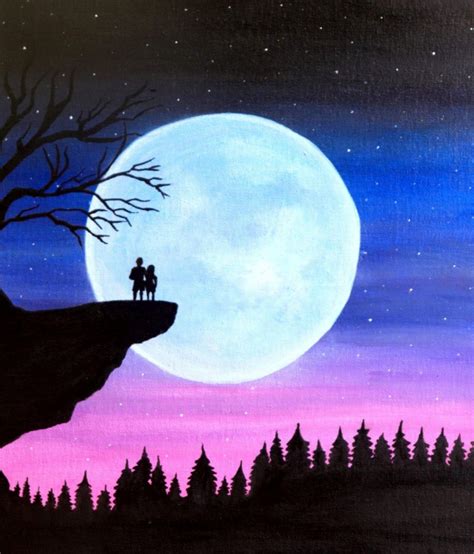 Moonlight Painting By Abinaya N Saatchi Art In 2023 Moonlight