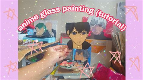 Anime Character Anime Glass Painting Ideas 0 4 Collection By Taecity On
