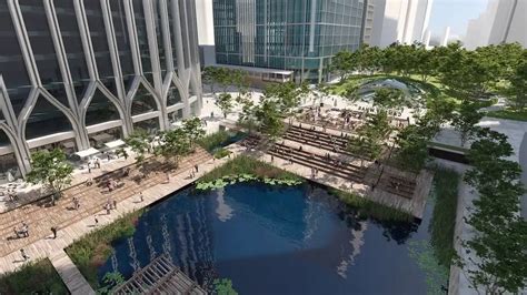 Canary Wharf Is Getting A Leafy Green Makeover