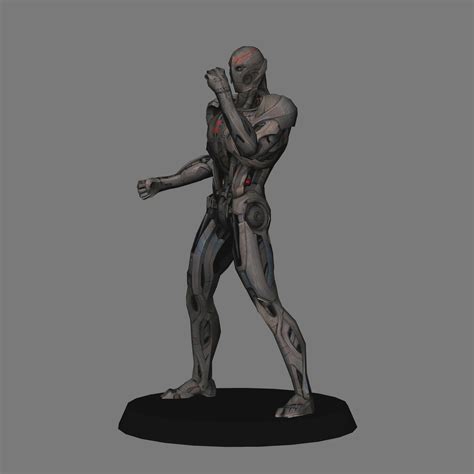 Download Stl File Ultron Avengers Age Of Ultron Low Poly 3d Print