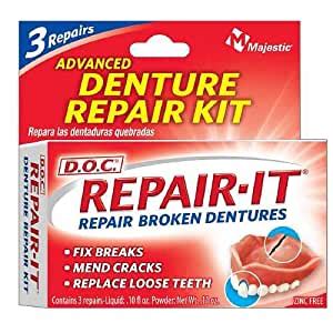 Instant smile multi purpose denture repair kit. Amazon.com: D.O.C. Denture Repair Kit 1 kit: Health ...