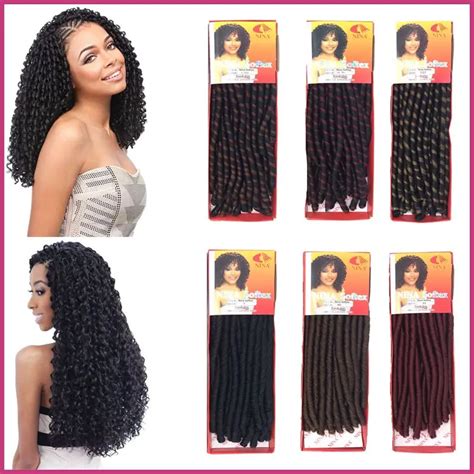 Free Shipping 1pc Synthetic Curly Soft Dreads Hair Nina Softex Curly
