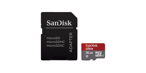 Sandisk Micro Sd 16gb Ultra Class10
