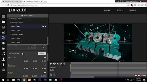 Tutorial Cara Membuat Intro 3d Mudah Dengan Panzoid Youtube