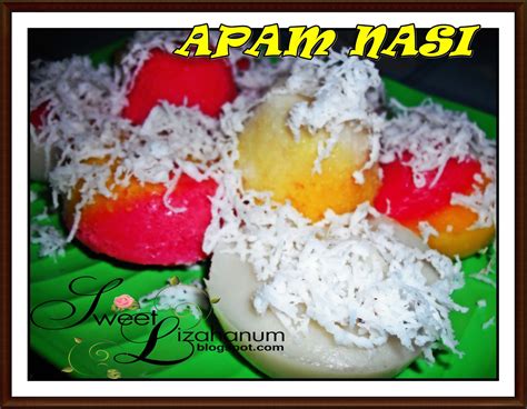 Banyak sekali jenis varian rasanya seperti pisang, tape singkong, apem kinca nangka atau kue apem gula merah yang cocok dimakan saat bersantai ria maupun sebagai makanan sampingan. SWEET LIZAHANUM: APAM NASI