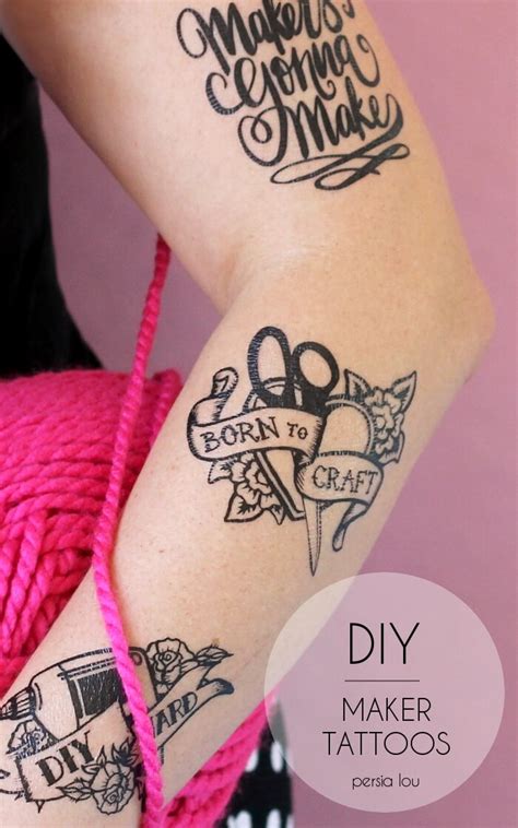 Diy Maker Tattoos Persia Lou