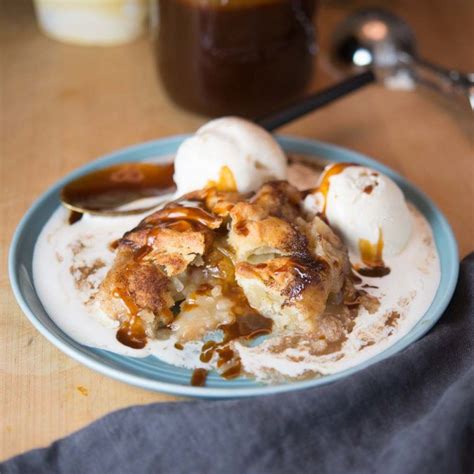 Grandmas Apple Dumplings With Caramel Sauce Apple Dumplings Tasty