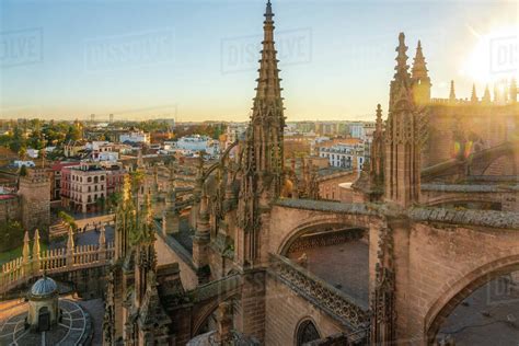 View Of The Historic Center Of Seville From The Top Of The