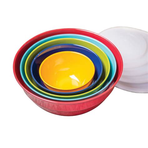 Melamine Bowls With Lids 10 Piece Set Assorted Colors Sams Club