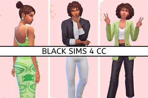 The Ultimate List Of Black Sims 4 Cc You Ll Love Sims 4 Urban Cc Vrogue