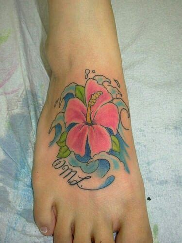 Pin By Morgan Taylor On Tattoos Hibiscus Tattoo Foot Tattoos Hawaiian Tattoo