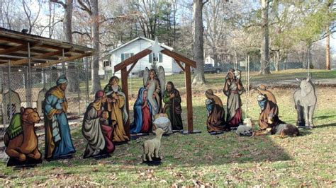 Life Size Nativity Lawn Display Outdoor Yard Art Christmas Nativity