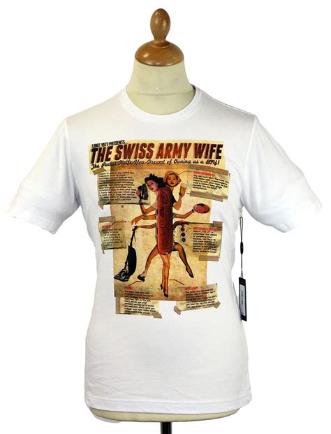 Luke 1977 Swiss Army Wife Vintage Photo Print Retro T Shirt