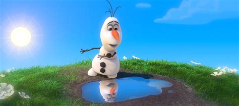 Olaf Jumping Over A Puddle Disney Artists Walt Disney Animation