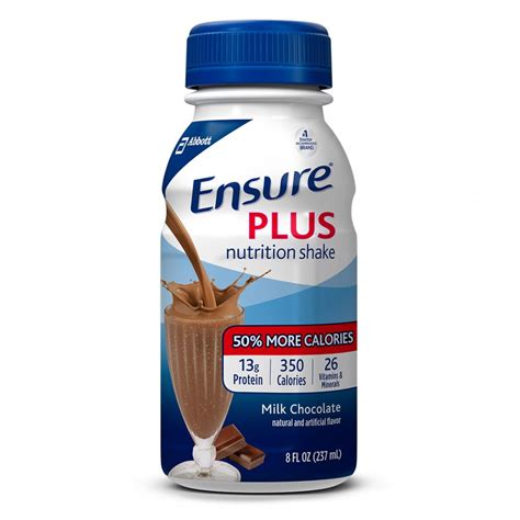 Ensure Plus Milk Chocolate Flavor Oz Bottle Ready To Use