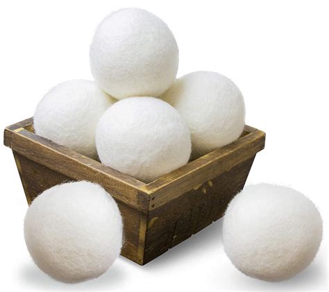 snugpad wool dryer balls xl size 6 pack natural fabric softener 100 organic premium new
