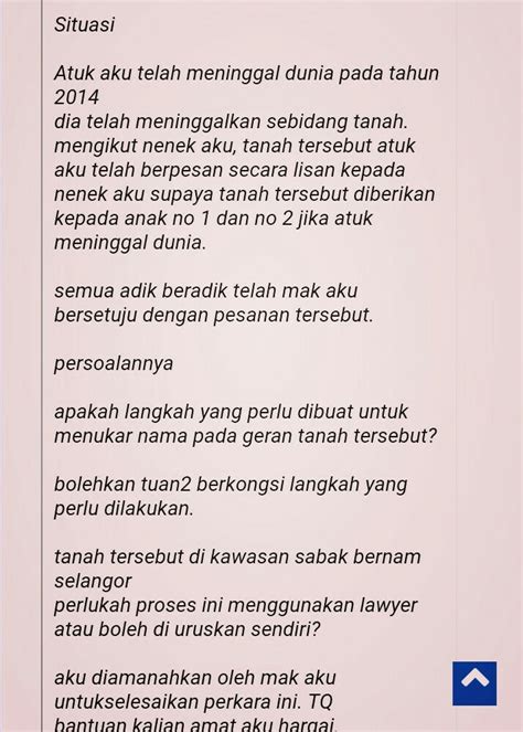 Hadiah pengajian ipt rm1,000 untuk anda layak, jika anda dapat sambung.bantuan hadiah pengajian tinggi berjumlah rm1,000 terus masuk ke akaun bank anda claim sekarang. Proses Tukar Nama Rumah Kepada Anak