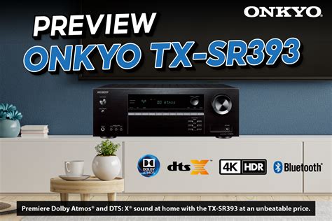 Onkyo Tx Sr393 Av Receiver 52 Channel 155 Watt Sound