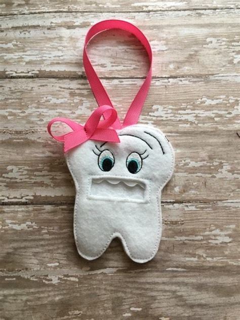 Tooth Tooth Fairy Pocket Pouch Holder In The Hoop Digital