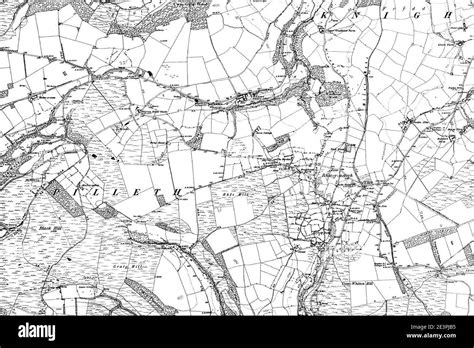 Map Of Radnorshire Os Map Name 018 Nw Ordnance Survey 1888 1891 Stock