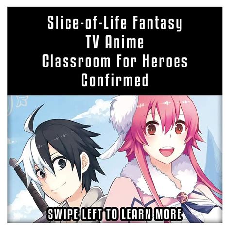 Classroom For Heroes Light Novel Gets Anime Eiyuu Kyoushitsu Anime