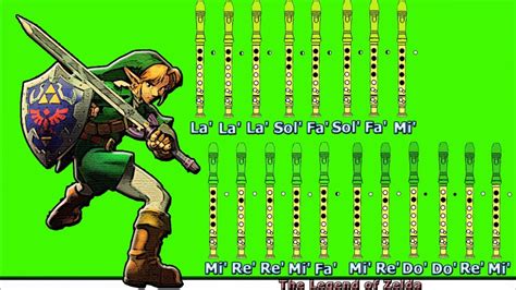 The Legend Of Zelda On Recorder Notes Youtube