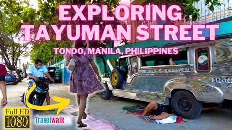 Hd Tayuman Street Tondo Metro Manila Walk Tour Philippines