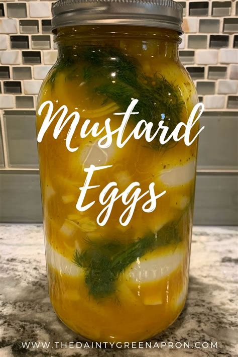 Mustard Eggs In 2024 Mustard Pickled Eggs Recipe Pickled Eggs Recipe