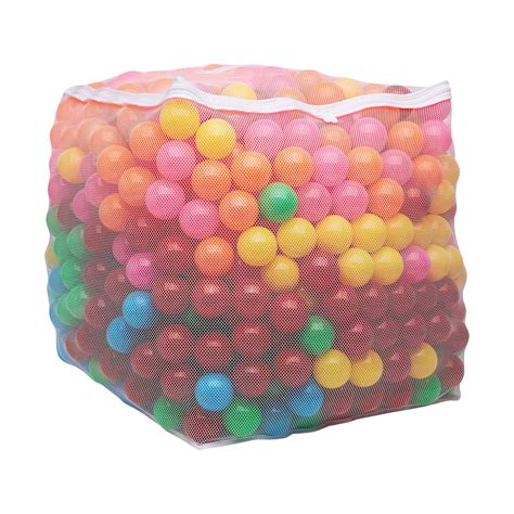 Amazon Basics Bpa Free Crush Proof Plastic Pit Balls With Storage Bag