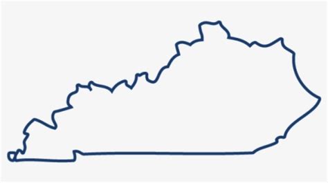 Free Kentucky Outline With State Name On Border Cricut Shape Of