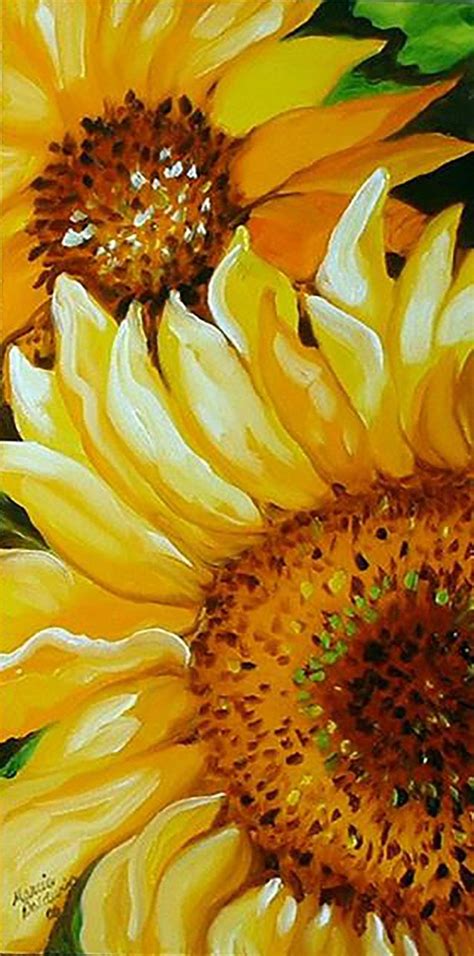 Sunflower Day Par Marcia Baldwin Sunflower Painting Sunflower Art