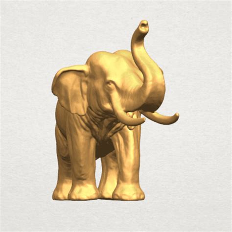 Descargar Archivo STL Gratis Elefante 06 Plan Imprimible En 3D Cults