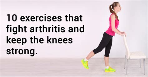 Beat Arthritis With These Exercises And Keep Your Knees Strong