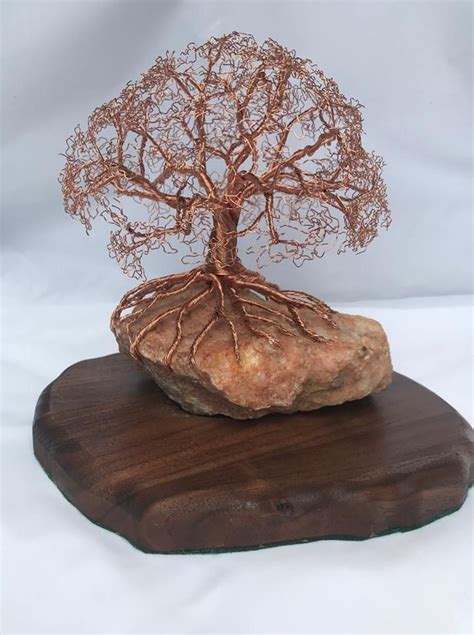 Copper Wire Tree By J And S Creations Decorative Bowls Metal Art Wire Tree