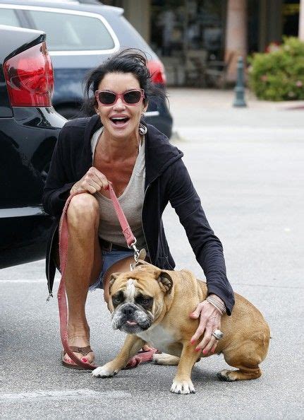 Janice Dickinson Seen Celebrating The 4th Of July With Her Pet Pooch
