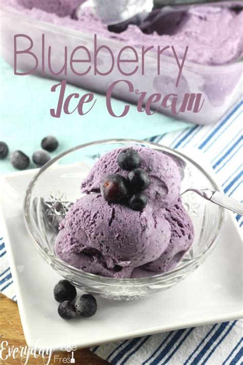 Blueberry Ice Cream Everyday Made Fresh