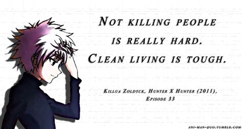 Hunter X Hunter Killua Zoldyck Anime Quotes Manga Quotes Hunter X