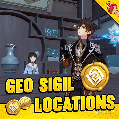 Geo Sigil Locations Part 1 Genshin Impact Official Community