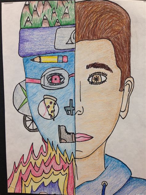 Self Portrait Ideas For Esl Students Artofit