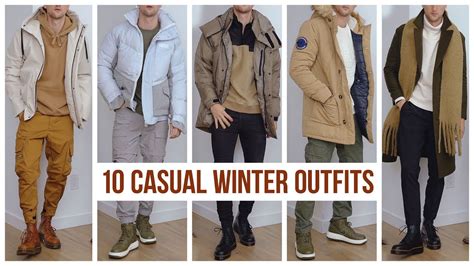 10 casual winter outfit ideas for men style inspiration youtube