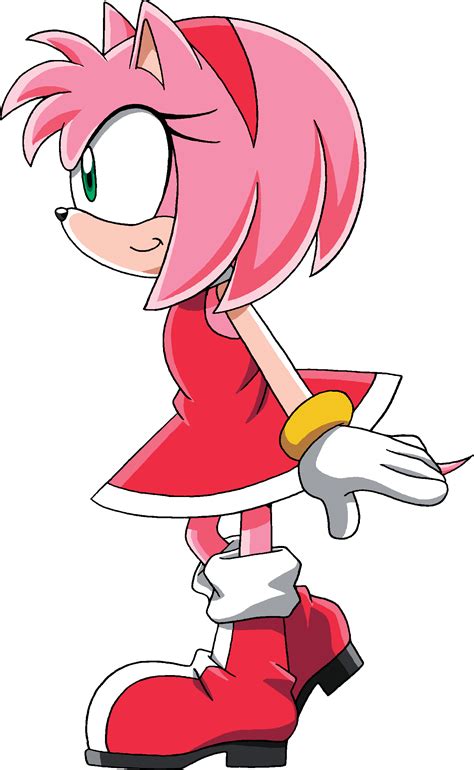 Sonic X Glance Left Amy Rose Gallery Sonic Scanf