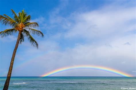 Rainbow Over Ocean Maui Hawaii Steve Shames Photo Gallery