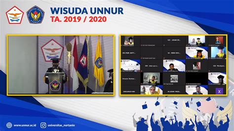 Wisuda Virtual Universitas Nurtanio Bandung Ta 20192020 Universitas