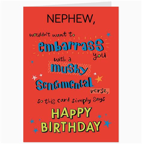 Happy Birthday Quotes To A Nephew BirthdayBuzz