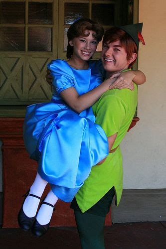Peter Pan And Wendy Darling Cute Couple Halloween Costumes Peter Pan