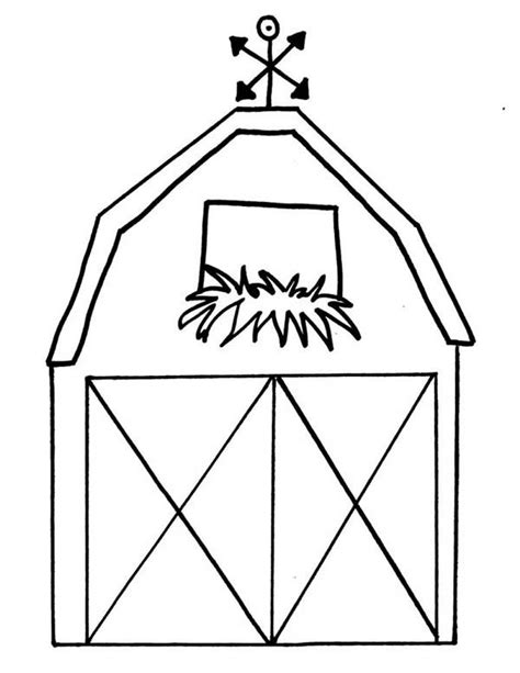 Barn How To Draw A Barn Coloring Page Tema De La Granja Granja
