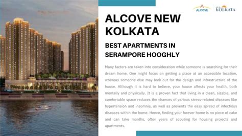 Ppt Best Apartment In Serampore Alcove New Kolkata Powerpoint