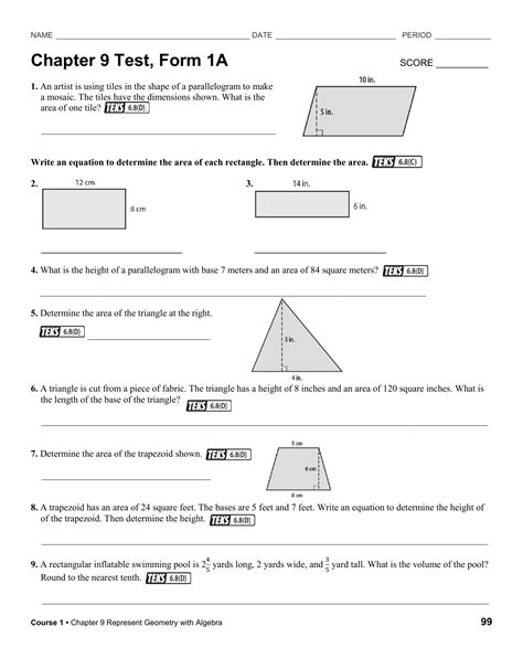 17 Chapter 9 Test Form 1 Tammiegregor