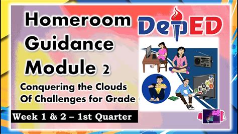 Homeroom Guidance For Grade St Quarter Module Week Clouds Of Challenges YouTube