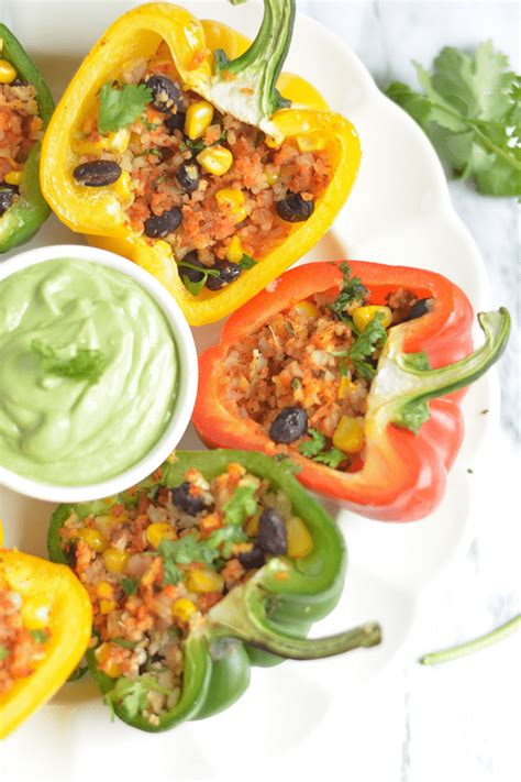The making part is straightforward, though the assembling part makes then add tomato paste and cook for 1 minute. Low Carb Stuffed Peppers (Vegan & Gluten Free) | The Belly ...
